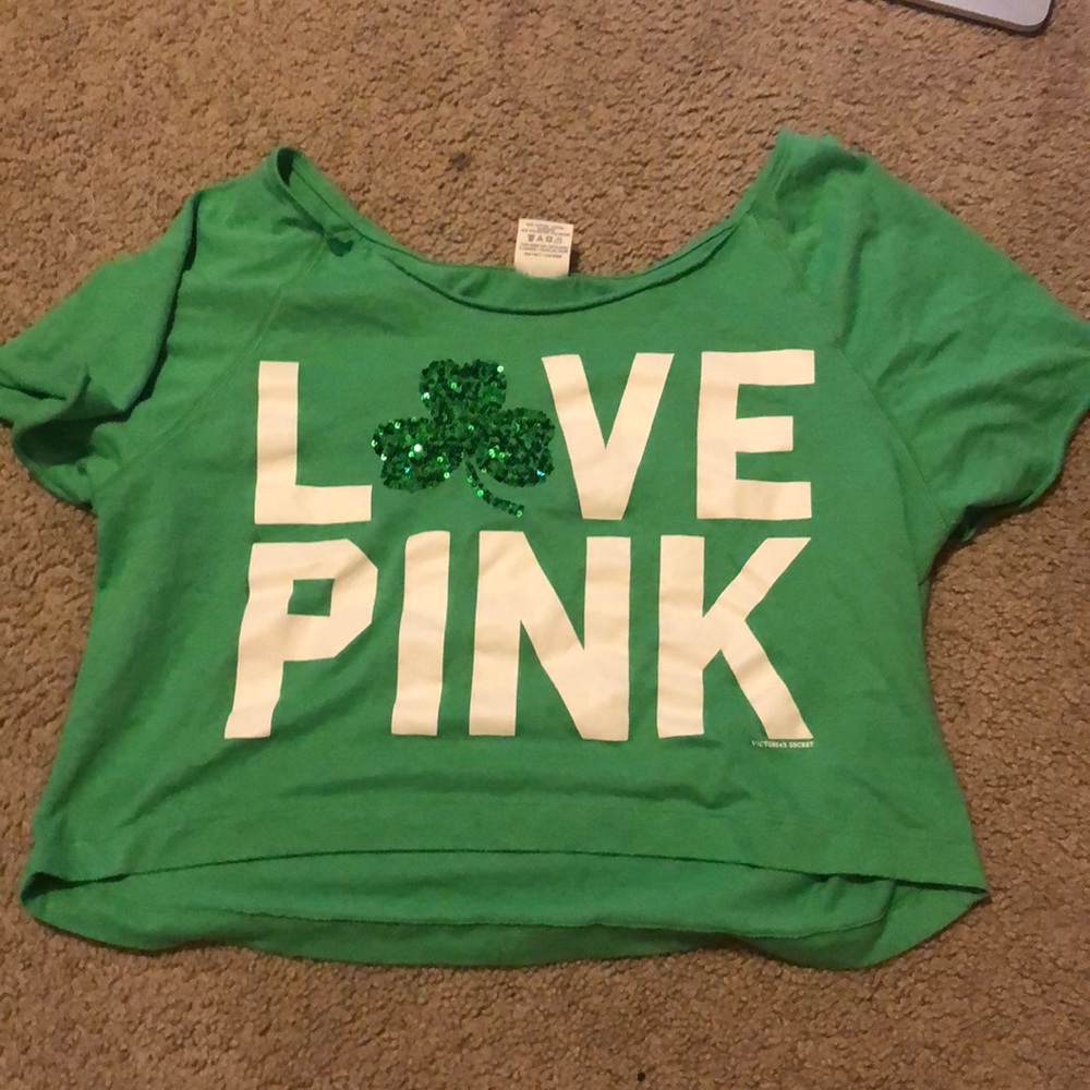 St. Patrick’s day crop top!